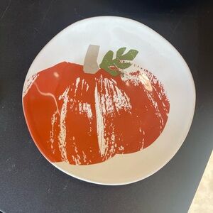 Pumpkin Design Plate